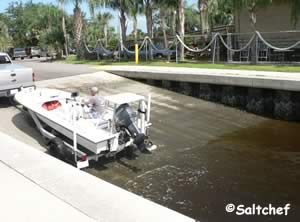 saltwater fishing starting at ICW atlantic beach ramp